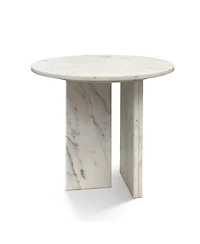 Streamdale Furniture Marble Coffee Table - Small 17.7 Inch