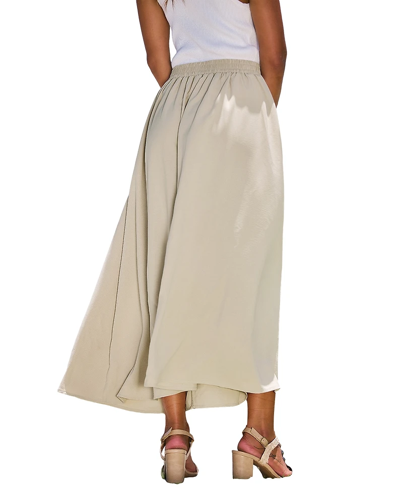 Cupshe Women's A-Line Silhouette Pull-on Closure Skirt