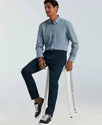 Perry Ellis Men's Slim-Fit Mini Geometric Print Shirt