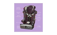 Baby Trend Kids Trend Hybrid Si 3-in-1 Combination Booster Car Seat with Side Impact Protection - Dash Plum