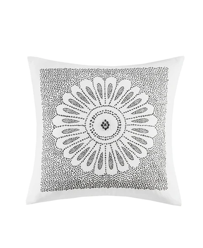 Ink+Ivy Sofia Embroidered Cotton Decorative Pillow, 20" x 20"