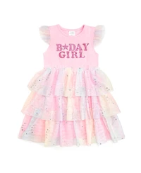 Sweet Wink Toddler Girls Birthday Fairy Dust Short Sleeve Tutu Dress