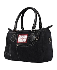 True Religion Denim Heritage Satchel with Top Handles & Crossbody Strap