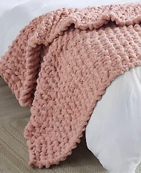 Madison Park Chunky-Knit Chenille Throw, 50" x 60"