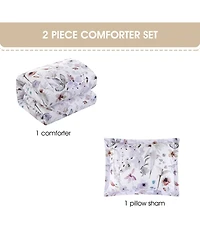 Stratford Park Pantoja Floral 3-Pc. Comforter Set