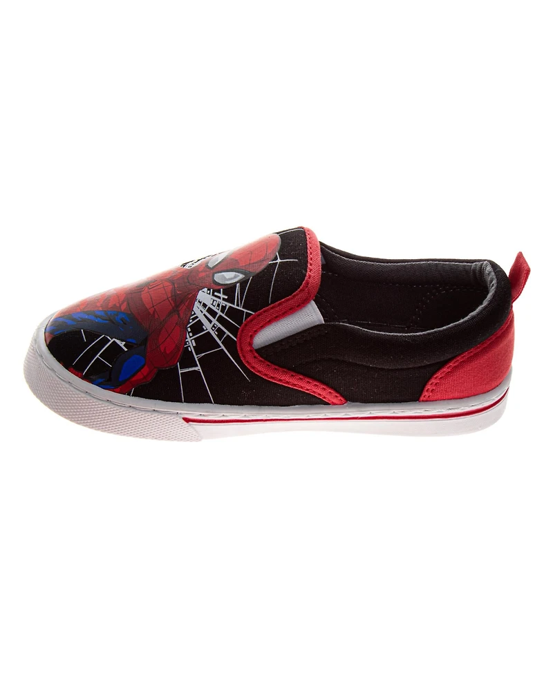 Spider-Man Boys Marvel Web-Slinging Hero Boys' Slip On Canvas Shoes