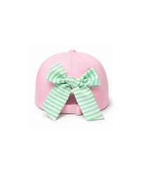 Bits & Bows Baby Girls Dog in Golf Cart Bow Baseball Hat