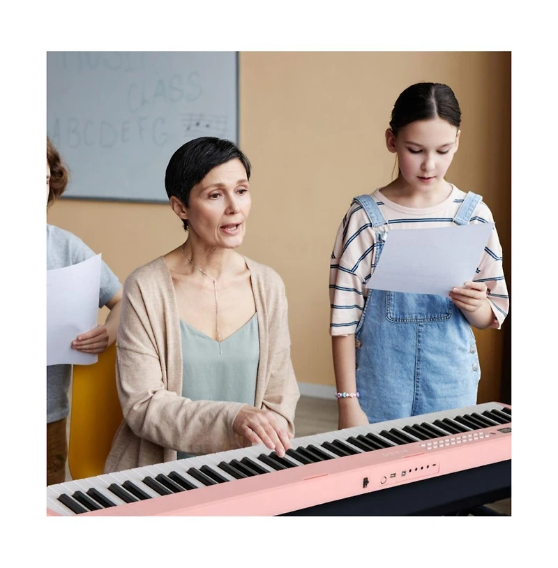 Hongge 88 Key Foldable Electric Keyboard Piano with Wireless Midi and Dual Speakers