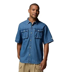 Columbia Men's Acker Rock Twill Short-Sleeve Button-Down Shirt