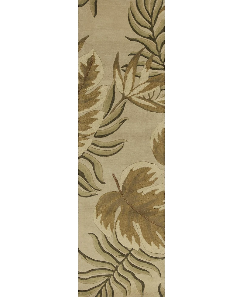 Kas Havana Fauna 2614 Sand 2'3" x 8' Runner Area Rug