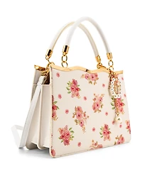 Like Dreams Camille Floral Top Handle Small Satchel Bag