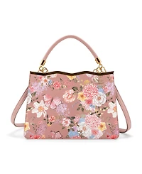 Like Dreams Amelie Floral Bow Small Satchel Bag
