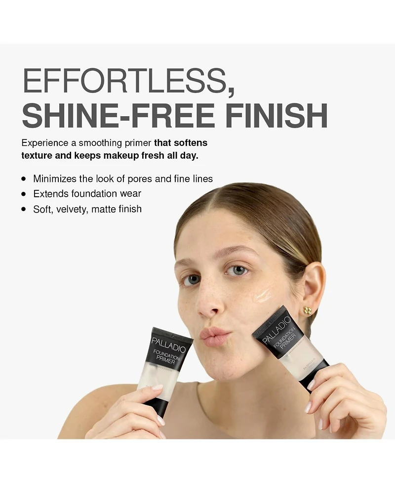 Palladio Foundation Primer, Translucent - 0.67 oz