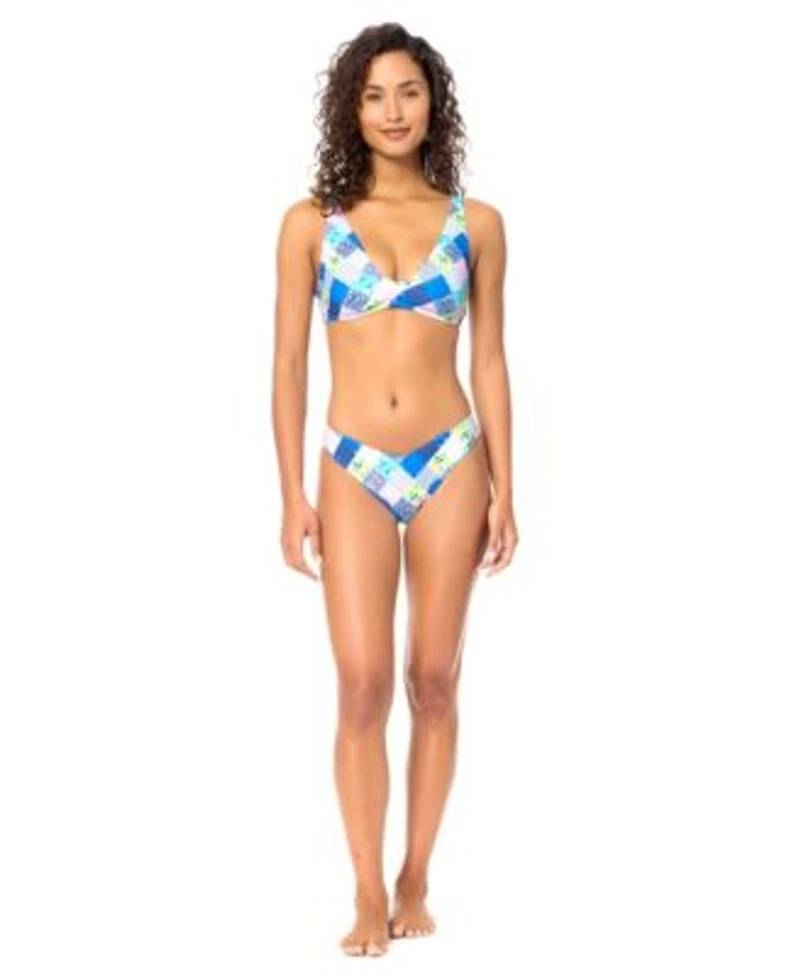 Raisins Womens Pisces Tie Back Swim Bikini Top Luna Side Tie Swim Bottoms