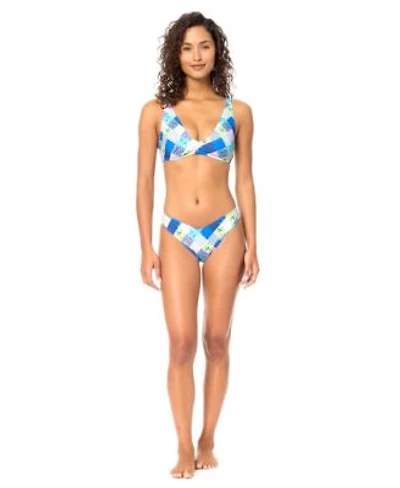 Raisins Womens Pisces Tie Back Swim Bikini Top Luna Side Tie Swim Bottoms