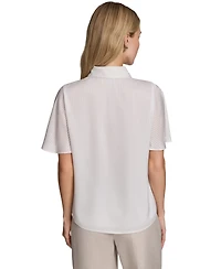 Calvin Klein Women's Collared Neck Top