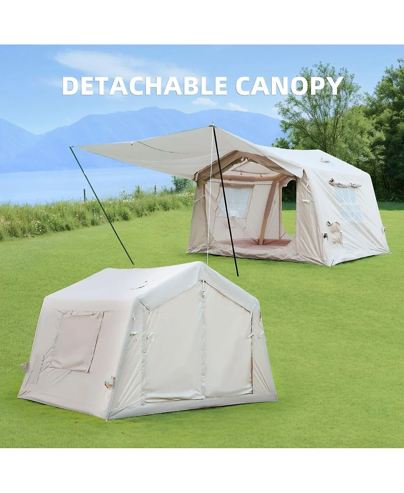 Streamdale Furniture 2025 Upgraded Inflatable Tent with Extended Awning