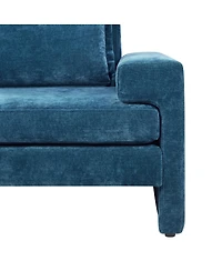 Streamdale Furniture Chenille Upholstered Armchair with Wide Armrests