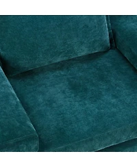 Streamdale Furniture Chenille Upholstered Armchair with Wide Armrests