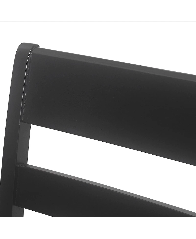 Streamdale Furniture Farmhouse Upholstered Wood Counter Stools