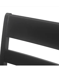 Streamdale Furniture Farmhouse Upholstered Wood Counter Stools