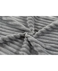 Streamdale Furniture Luxury Corduroy Sofa with Ottoman - Modern & Comfortable