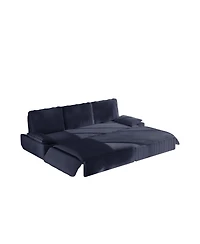 Streamdale Furniture 94.5" King Size Pull Out Sofa Bed, 3-in-1 Convertible Sleeper