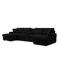 Streamdale Furniture U Shaped Cloud Couch Sectional Sofa