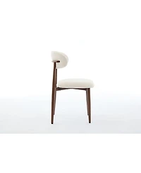 Streamdale Furniture Dining Chairs Set of 2, Modern Fabric Upholstered Kitchen Chairs