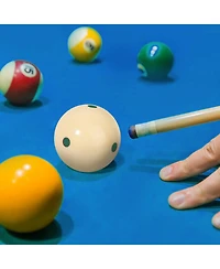 Gse Games & Sports Expert 2 1/4-Inch 6 Green Dot & 6 Red Dot Training Cue Ball, Aaa-Grade Pro Cup Billiard Cue Ball