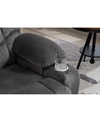 Streamdale Furniture Ultra-wide electric lounge chair with massage, heating, and standing function