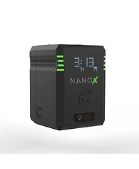 Core Swx Nanox Micro 150 150Wh 14.8V V-Mount Smart Battery, 2-Pack, Bundle with Gpm-X2S Mini Dual Travel Battery Charger