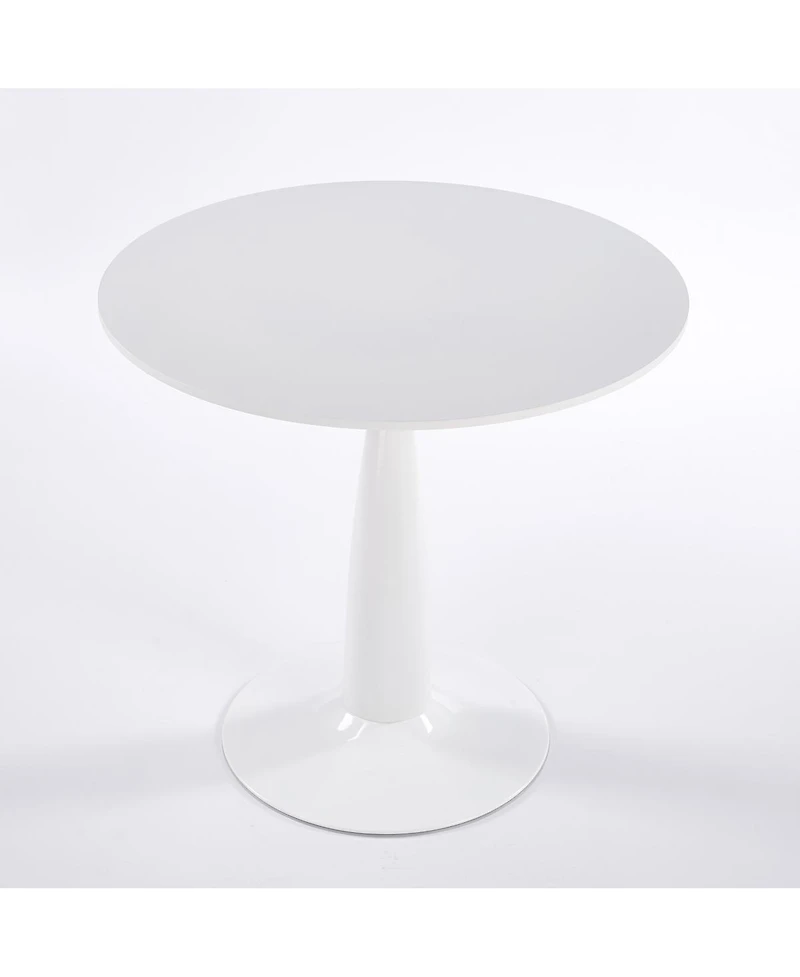 Streamdale Furniture 5pcs Dining Set, Metal Leg Table, Mid-Century Dining Table for 4-6 People