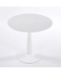 Streamdale Furniture 5pcs Dining Set, Metal Leg Table, Mid-Century Dining Table for 4-6 People