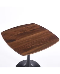 Streamdale Furniture 5pcs Dining Set, Metal Leg Table