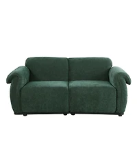 Streamdale Furniture 68.5" Modular Chenille Sofa with Iron Frame - Living Room/Bedroom