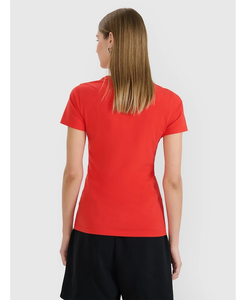4F Women's Slim Plain T-Shirt