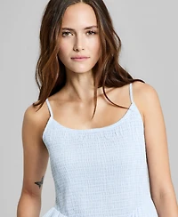 And Now This Petite Scoop Neck Smocked Midi Dress, Macy's Exclusive