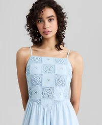 And Now This Women's Cotton Patchwork Top Maxi Dress, Macy's Exclusive
