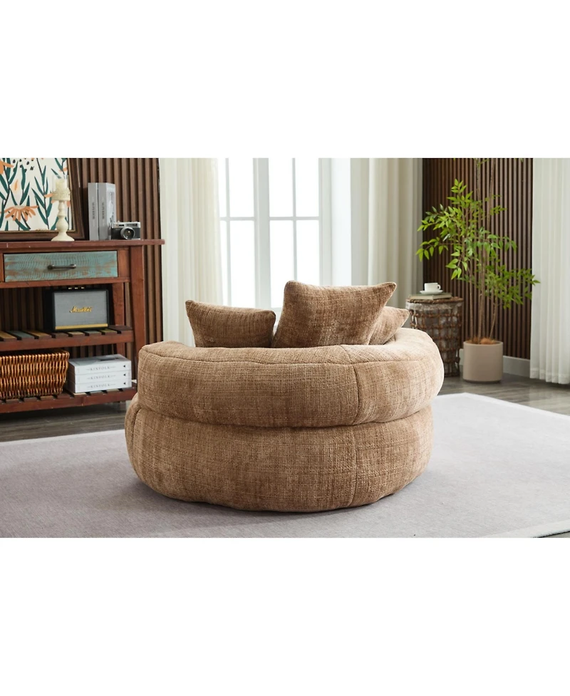 Streamdale Furniture Streamdale Foam Bean Bag Chair w/ Soft Chenille Cover