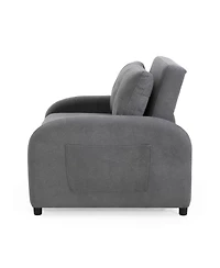 Streamdale Furniture 3-in-1 Convertible Sleeper Sofa Bed with Pillow & Pocket