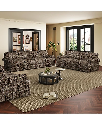 Streamdale Furniture Luxuriously Comfortable 3&4-Seater Cloud Couch, Oxford Fabric Sofa