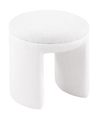 Emery 18" U-Shaped Upholstered Ottoman