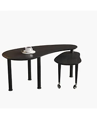 Streamdale Furniture Rotatable Coffee Table with Spacious Storage