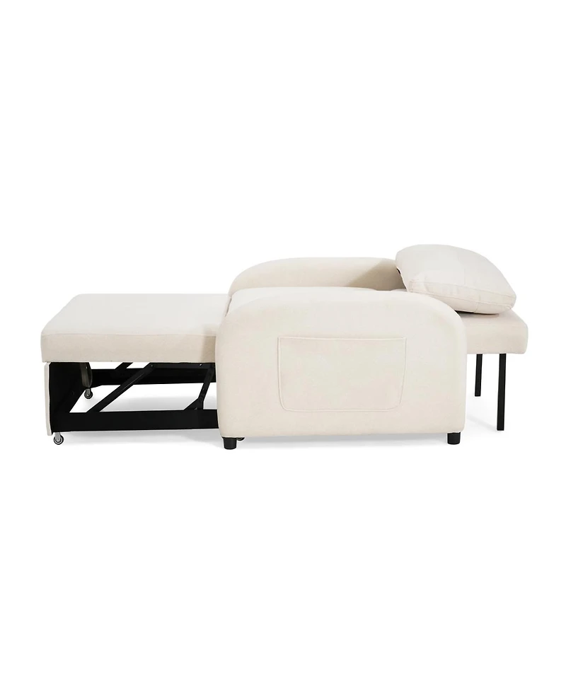Streamdale Furniture 3-in-1 Convertible Sleeper Sofa Bed with Pillow & Pocket