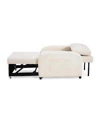 Streamdale Furniture 3-in-1 Convertible Sleeper Sofa Bed with Pillow & Pocket