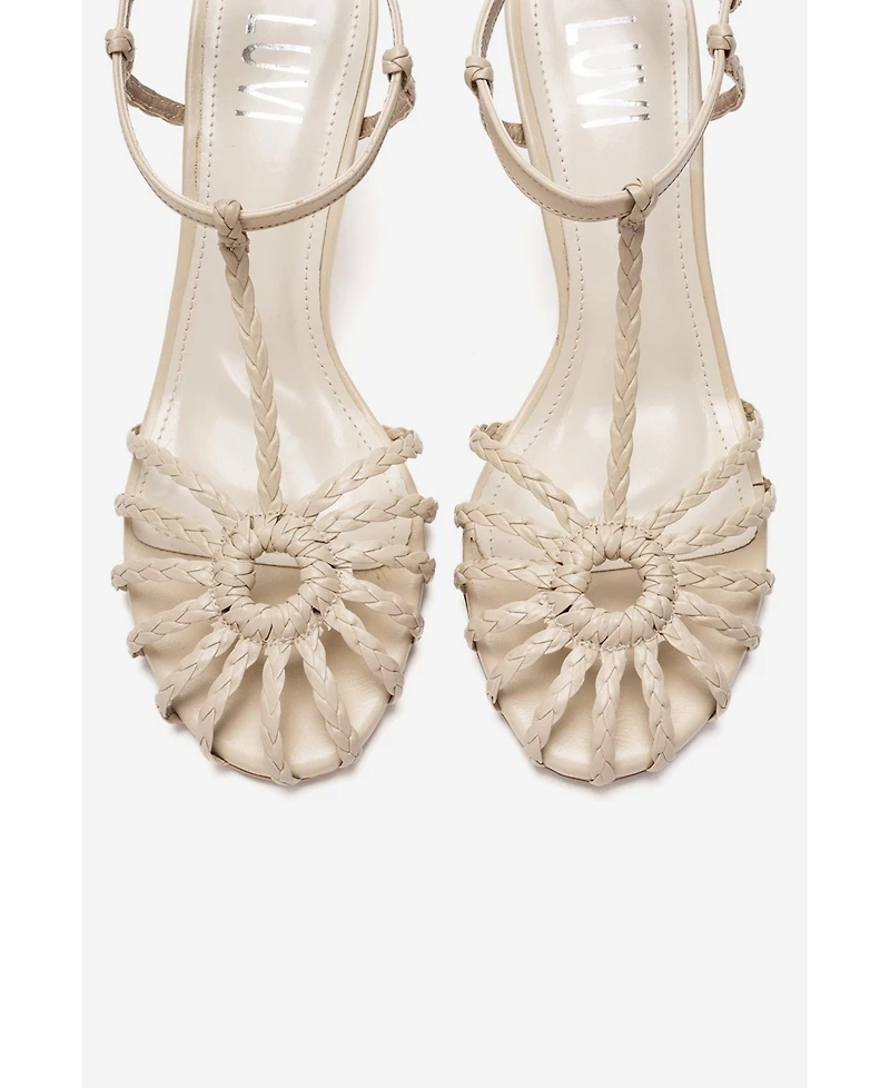 Prologue Shoes Womens Gerald Woven Strap Stiletto Pump