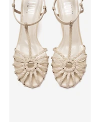 Prologue Shoes Womens Gerald Woven Strap Stiletto Pump