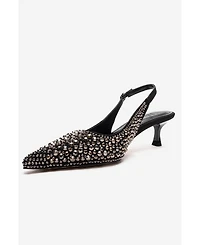 Prologue Shoes Women's Thea Slingback Pointed Toe Pump