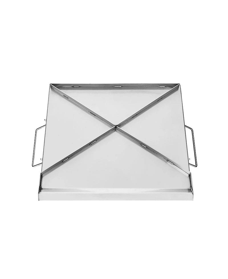 Ecooso 18 x 16 Inch Stainless Steel Griddle Plate for Gas Grill with Handles